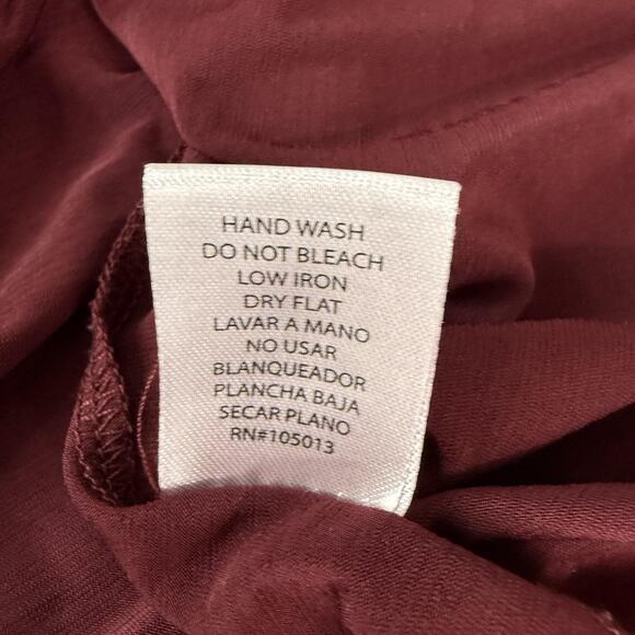 Dear Scarlett Blouse Womens 2X Surplice Drape Sleeveless Top 2XL Plus Size - Picture 8 of 11